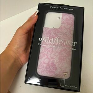 PINK Wildflower 14 Pro Max Case